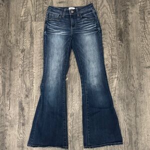 BKE Dark Blue Flare Jeans